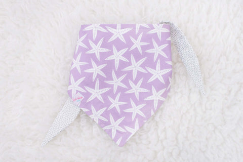 Starfish on Lilac Bandana