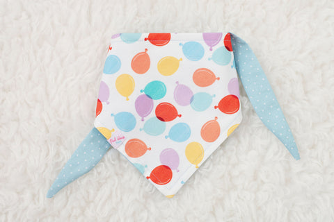 Birthday Balloon Bandana with Blue