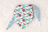 Coconuts and Retro Flower Bandana