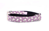Ghosts on Purple Halloween Collar
