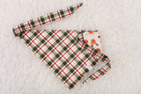 Rudolph Faces and Plaid Bandana