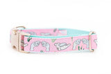 Manatees on Pink Collar