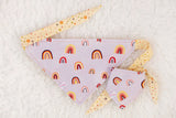 Rainbows on Purple Bandana
