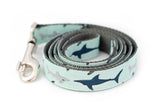 Sharks on Aqua Collar