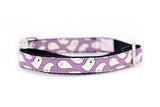 Ghosts on Purple Halloween Collar