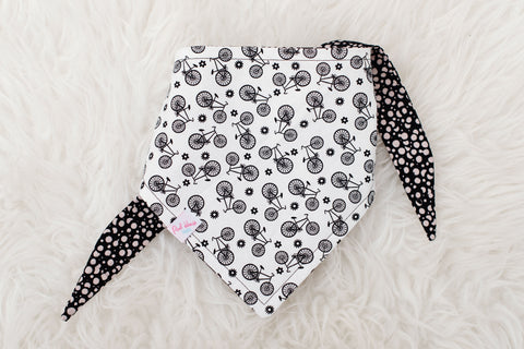 Bikes in Black and White Bandana